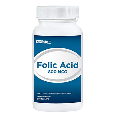 Folic Acid 800mg 100 Tablet