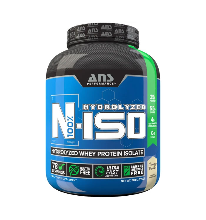 N Iso 4 lbs Hydrolized Whey Protein Isolate Vanilla