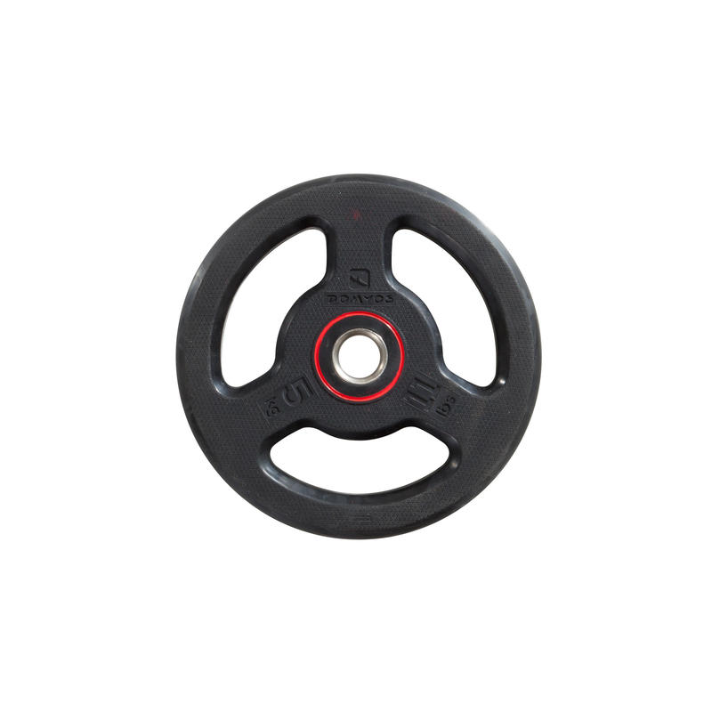 Rubber Weight disc with handles 28mm 5kg