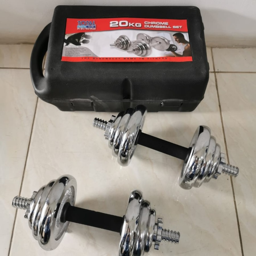 Dumbell Set 20Kg Chrome