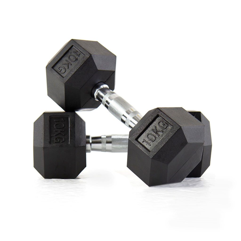 Dumbell Hexagonal 10Kg Pair