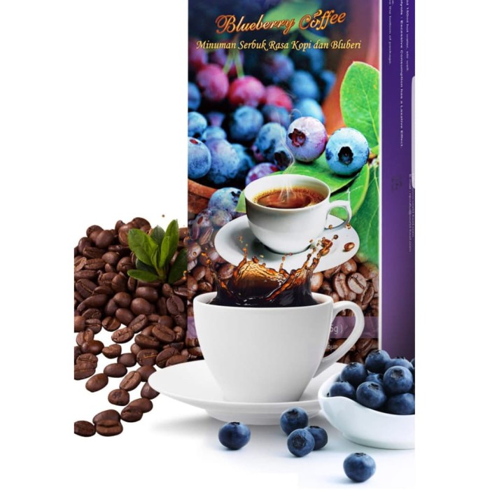 Blueberry Coffee 1 Box, 12 Sache x 15gr