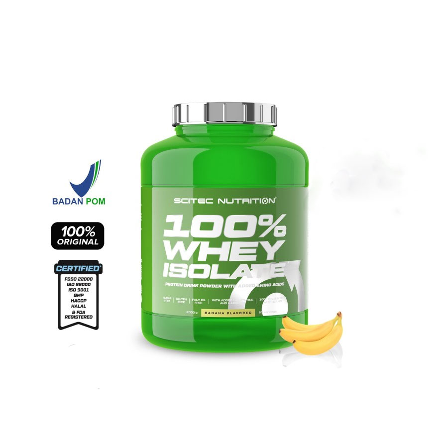 100% Whey Isolate 4.4Lbs Banana