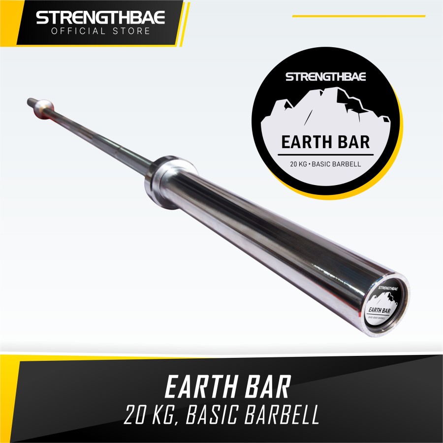 Earth Bar Olympic Barbell STRENGTHBAE - Stick Barbel 20kg 2,2m Power